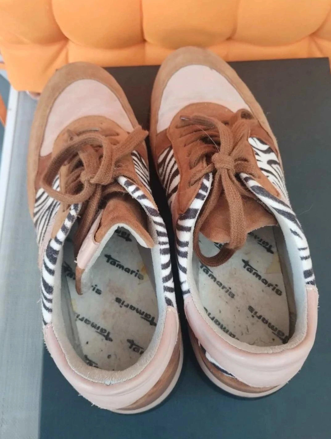 Tênis marrom/zebra,Tamaris, P38 – photo 4